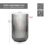 6er Set AGATA Longdrinkgläser Grau aus Glas – 37562_Bild_5