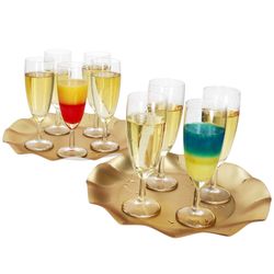 02-Mambcat-Royal-Sektglaeser-9er-Sekt-bunt-gold-Teller.jpg 12er Set GEEICHTE ROYAL Sektgläser - 175882_Bild_3