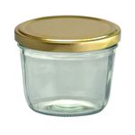 40er Set Sturzglas 230 ml mit goldenem Deckel inkl. Diamant Gelierzauber Rezeptheft_Bild_2