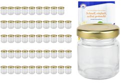 MamboCat-10751-28er-Set-Sturzglas-53-ml-To-43-gol_4.jpg 50er Set Sturzglas 53 ml To 43 goldener Deckel incl. Diamant Gelierzauber Rezeptheft_Bild_4
