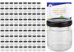 100er Set Sturzglas 53 ml To 43 schwarzer Deckel incl. Diamant Gelierzauber Rezeptheft_Bild_4