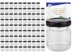 MamboCat-10769-50er-Set-Sturzglas-53-ml-To-43-sch_4.jpg 100er Set Sturzglas 53 ml To 43 schwarzer Deckel incl. Diamant Gelierzauber Rezeptheft_Bild_4
