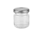 50er Set Sturzglas 53 ml To 43 silberner Deckel incl. Diamant Gelierzauber Rezeptheft_Bild_1