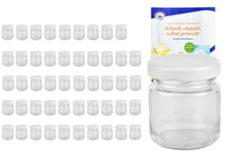 MamboCat-10778-28er-Set-Sturzglas-53-ml-To-43-wei_4.jpg 50er Set Sturzglas 53 ml To 43 weißer Deckel incl. Diamant Gelierzauber Rezeptheft_Bild_4