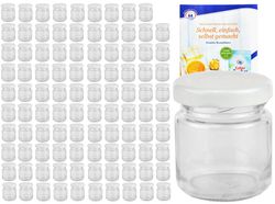 MamboCat-10779-50er-Set-Sturzglas-53-ml-To-43-wei_4.jpg 100er Set Sturzglas 53 ml To 43 weißer Deckel incl. Diamant Gelierzauber Rezeptheft_Bild_4