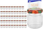50er Set Sturzglas 53 ml To 43 Obst Dekor Deckel incl. Diamant Gelierzauber Rezeptheft_Bild_4