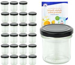 MamboCat-10831-12er-Set-Sturzglas-167-ml-To-66-sc_4.jpg 24er Set Sturzglas 167 ml To 66 schwarzer Deckel incl. Diamant Gelierzauber Rezeptheft_Bild_4