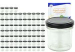 75er Set Sturzglas 167 ml To 66 schwarzer Deckel incl. Diamant Gelierzauber Rezeptheft_Bild_4