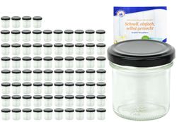 MamboCat-10833-50er-Set-Sturzglas-167-ml-To-66-sc_4.jpg 75er Set Sturzglas 167 ml To 66 schwarzer Deckel incl. Diamant Gelierzauber Rezeptheft_Bild_4
