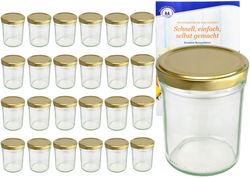 MamboCat-10881-12er-Set-Sturzglas-230-ml-HOCH-To-_4.jpg 25er Set Sturzglas 230 ml HOCH To 66 goldener Deckel incl. Diamant Gelierzauber Rezeptheft_Bild_4