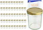 50er Set Sturzglas 230 ml HOCH To 66 goldener Deckel incl. Diamant Gelierzauber Rezeptheft_Bild_4