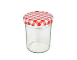 MamboCat-10894-12er-Set-Sturzglas-230-ml-HOCH-To-_6.jpg 12er Set Sturzglas 230 ml HOCH To 66 rot karierter Deckel incl. Diamant Gelierzauber Rezeptheft_Bild_3