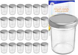 MamboCat-10901-12er-Set-Sturzglas-230-ml-HOCH-To-_4.jpg 25er Set Sturzglas 230 ml HOCH To 66 silberner Deckel incl. Diamant Gelierzauber Rezeptheft_Bild_4