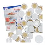 50er Set Deckel To 43 weiß incl. Diamant-Zucker Gelierzauber Rezeptheft_Bild_1