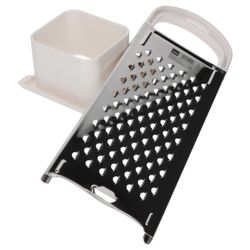 Kela-Anna-Spaetzle-Hobel-01-rueck.jpg Spätzlehobel Anna Edelstahl/Kunststoff für lange Spätzle 33x11cm 7cm h - 11215_Bild_3