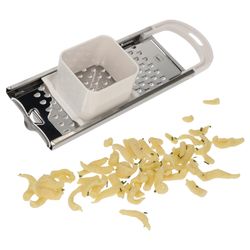 Kela-Anna-Spaetzle-Hobel-Deko-01.jpg Spätzlehobel Anna Edelstahl/Kunststoff für lange Spätzle 33x11cm 7cm h - 11215_Bild_1