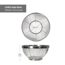 06-10881-Kela-CARA-Sieb--22cm-klein-Bemassung.jpg 06-10881-Kela-CARA-Sieb--22cm-klein-Bemassung.jpg