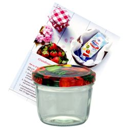 sturzglas-230-ml-gelier-obst-1-1.jpg 25er Set Sturzglas 230 ml To 82 Obst Deckel incl. Diamant Gelierzauber Rezeptheft_Bild_2
