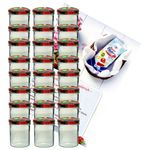 25er Set Sturzglas 350 ml To 82 Obst Deckel incl. Diamant Gelierzauber Rezeptheft_Bild_1