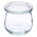 24er Set Weck Gläser 370ml Tulpenglas mit 24 Glasdeckeln inkl Rezeptheft_Bild_2