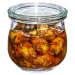 24er Set Weck Gläser 370ml Tulpenglas mit 24 Glasdeckeln inkl Rezeptheft_Bild_4