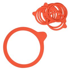 01-WECK-Dichtring-RR80-10er-set.jpg 10er Set Weck Einkochring 80mm incl. Gelierzauber Rezeptheft von Diamantzucker_Bild_2