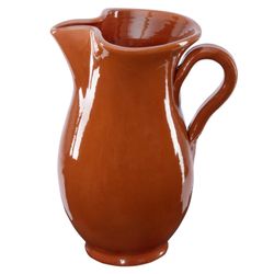 01-Arte-Regal-Tonkrug-1-9L-schraeg-seitlich.jpg Tonkrug 1.9L braun-glasiert kühlende Wein-Karaffe - 99544_Bild_1
