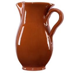 02-Arte-Regal-Tonkrug-1-9L-frontal-hinten.jpg Tonkrug 1.9L braun-glasiert kühlende Wein-Karaffe - 99544_Bild_2
