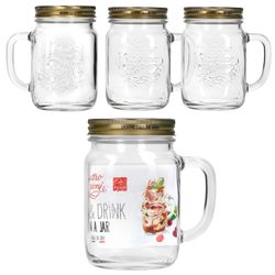 bormioli-quattro-stagioni-henkel-glas-750ml-4er-Set.jpg 4er Set Quattro Trinkglas mit Henkel 0.75l_Bild_1