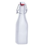 6er Set Glasflaschen Serie Swing Frosted mit Bügelverschluss 250ml_Bild_4
