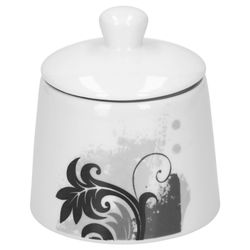 van-well-black-flower-zuckerdose-01.jpg 2tlg. Set Milchkännchen 22cl & Zuckerdose 26cl Black Flower_Bild_3