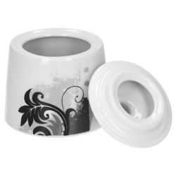 van-well-black-flower-zuckerdose-03.jpg 2tlg. Set Milchkännchen 22cl & Zuckerdose 26cl Black Flower_Bild_4