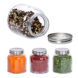 01-Kela-Doria-Gewuerzglaeser-325ml-4er-set.jpg 4er Set Vorratsglas Doria 325ml - 4x 11961_Bild_1