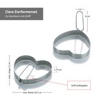 4tlg Eierformerset  2x Herz und 2x Blume Clara - 11210 + 11211_Bild_5