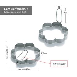 06-Kela-Clara-Eierformerset-4tlg-Bemassung-02.jpg 4tlg Eierformerset 2x Herz und 2x Blume Clara - 11210 + 11211_Bild_6