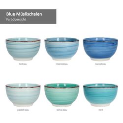 HIT-Blue-Farbuebersicht-Mueslischalen-2024.jpg 6er Set Müslischale Blue 14cm_Bild_3