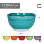 6er Set Müslischale Uni Bunt_Bild_4