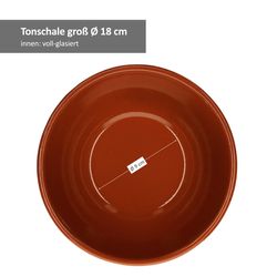 03-99537-Arte-Regal-Schale-1L-bemassung-021.jpg 4er Set Tonschale 18cm braun glasiert 1L - 99537_Bild_3