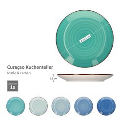 05-hit-curacao-farbuebersichten-bemassung-kuchenteller.jpg 18tlg. Kaffeeservice Blue Curacao für 6 Personen in verschiedenen Blau-Tönen_Bild_5
