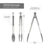 Küchenzange SANTOS grau aus Edelstahl & Silikon - 11452_Bild_6