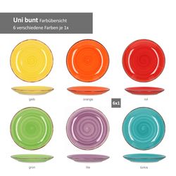 02-hit-uni-bunt-6er-set-farbuebersicht.jpg 6er Set Speiseteller Uni Bunt_Bild_3