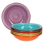 6er Set Suppenteller Uni Bunt - 24326792_Bild_1
