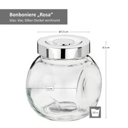 05-kela-rosa-vorratsglaeser-bemassung.jpg 8er Vorratsdosen-Set Rosa 200ml - 11920_Bild_5