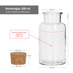 12er Set Bonbongläser 300ml + Korken_Bild_4