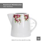 Kaffeeergänzungsset Milchkännchen & Zuckerdose Rosentraum_Bild_4