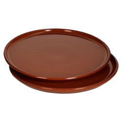 02-33358-arte-regal-tonpizzateller-2er-set.jpg 2er Set Pizzateller 32cm aus Ton - 33358_Bild_2