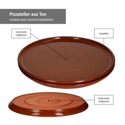 06-33358-arte-regal-tonpizzateller-bemassung-021.jpg 2er Set Pizzateller 32cm aus Ton - 33358_Bild_6