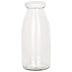 04-12936-glaeser-und-flaschen-hansaflasche-250ml-weiss-einzeln-frontal.jpg 6er Set Hansaflasche 250ml Deckel To 43 weiß_Bild_4