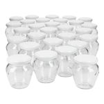 75er Set Marmeladenglas Vaso Orcio 212ml + To63 Deckel weiß_Bild_2