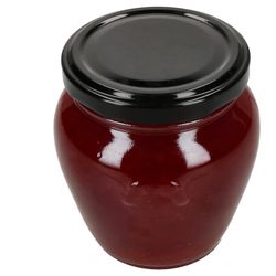 Vaso-Orcio-NEU-1er-ambiente-Schwarz.jpg 18er Set Marmeladenglas Vaso Orcio 212ml + To63 Deckel Schwarz_Bild_8